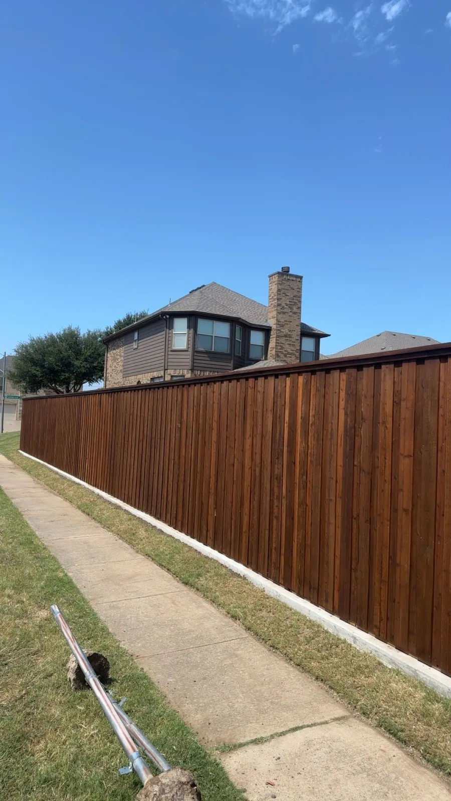 Board-on-Board Cedar Privacy Fence