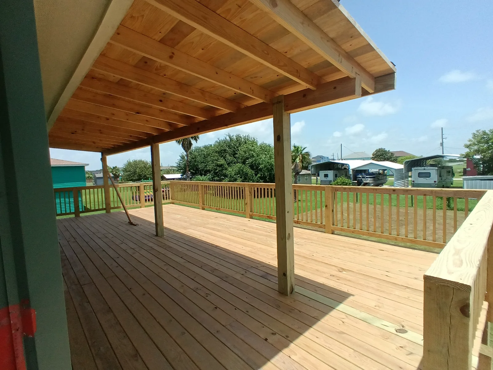 Ipe & Tropical Hardwood Deck in Pearland, TX built by Forged Fence & Deck