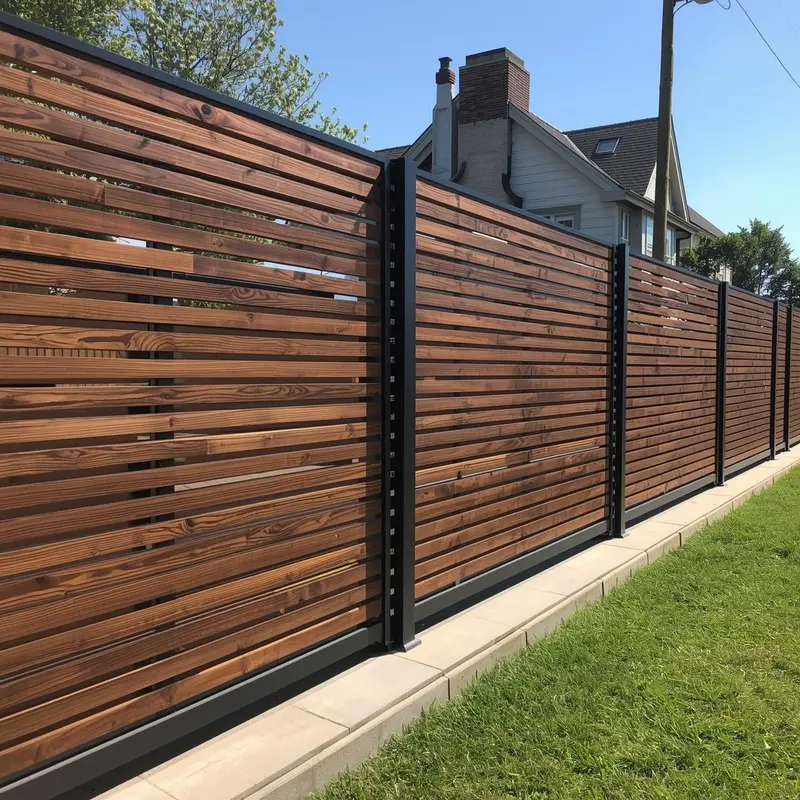 Horizontal Cedar Fence